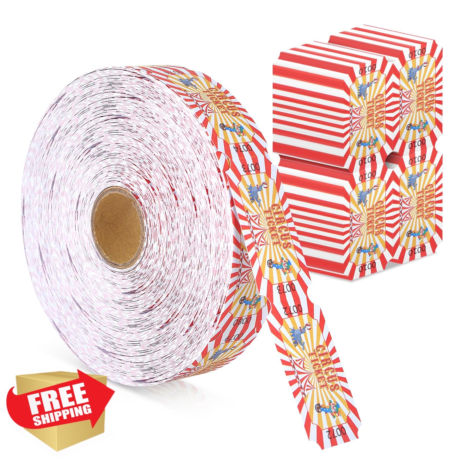 DOSTATNI Circus Tickets 1000 Pcs Roll