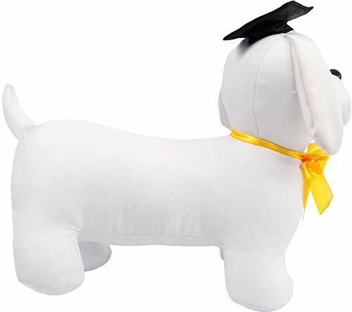 11″ Graduation Autograph Dog Toys Grad Students Gift Toys Party w/ Pen