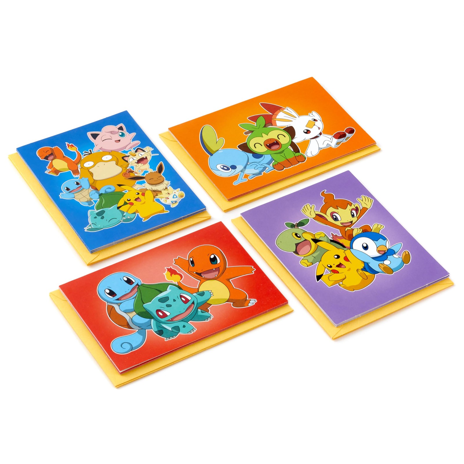 Hallmark Pokémon Cards for Kids 9.53 cm x 13.21 cm, Pokemon Note Assortment