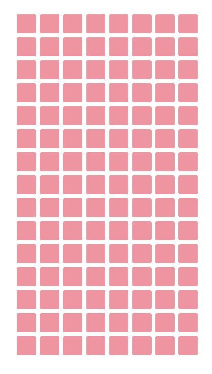 1/4″ Pink Square Color Coding Inventory Label Stickers Made In The USA