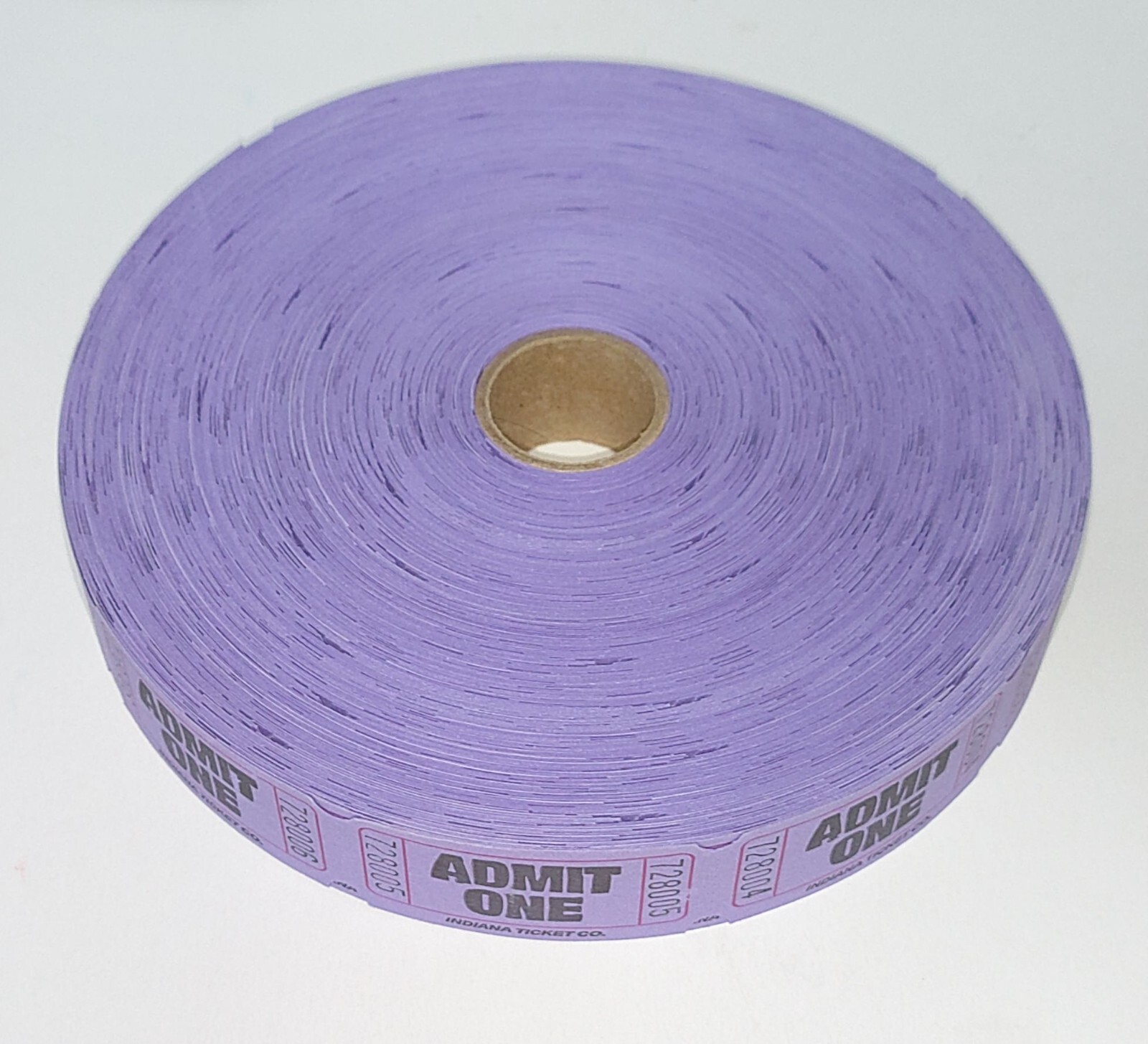 2 Rolls 4,000 Admit One Tickets Carnival Fun Fair Festival Raffle Purple
