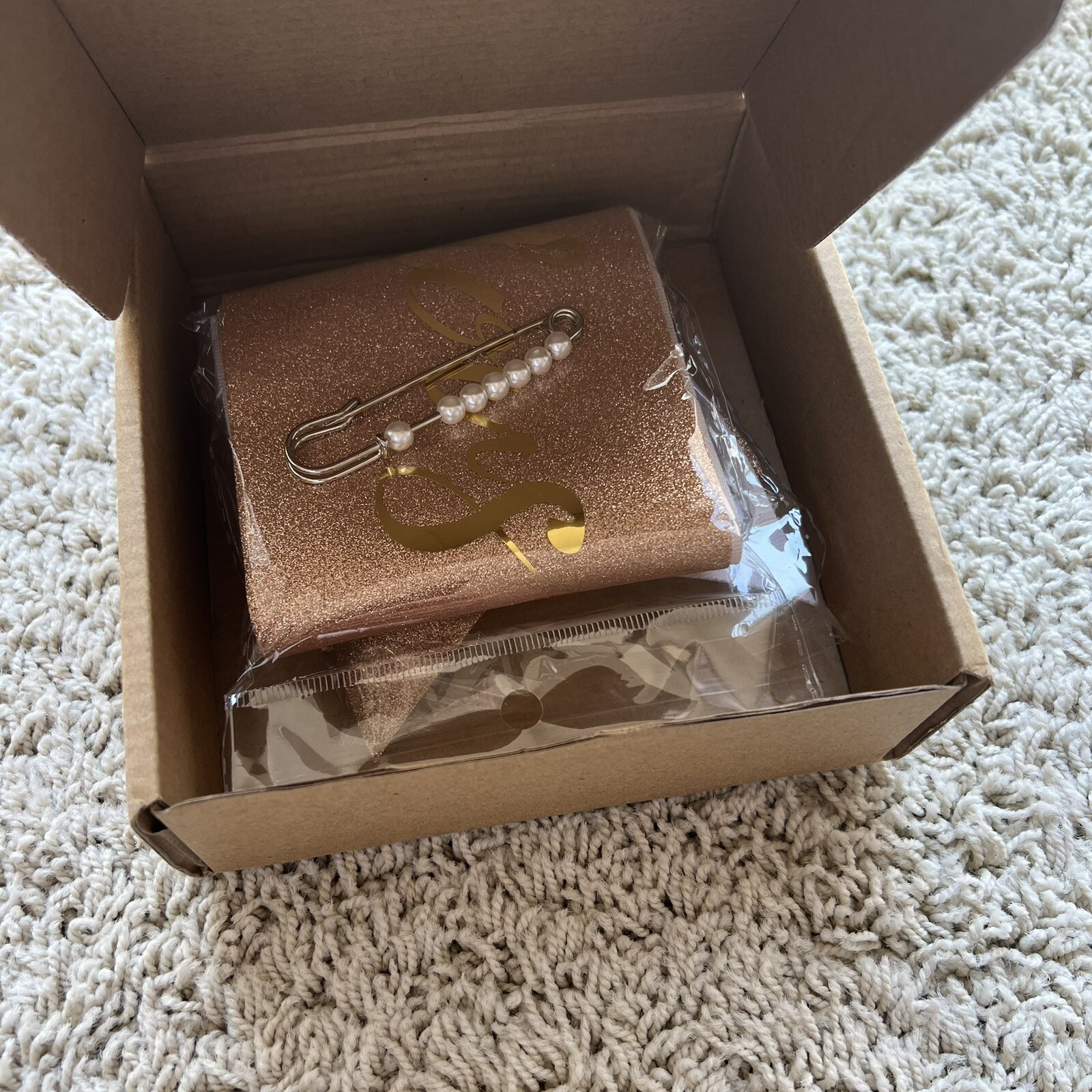 New in Package Rose Gold Birthday Sash 60 & Fabulous Party Girl E2
