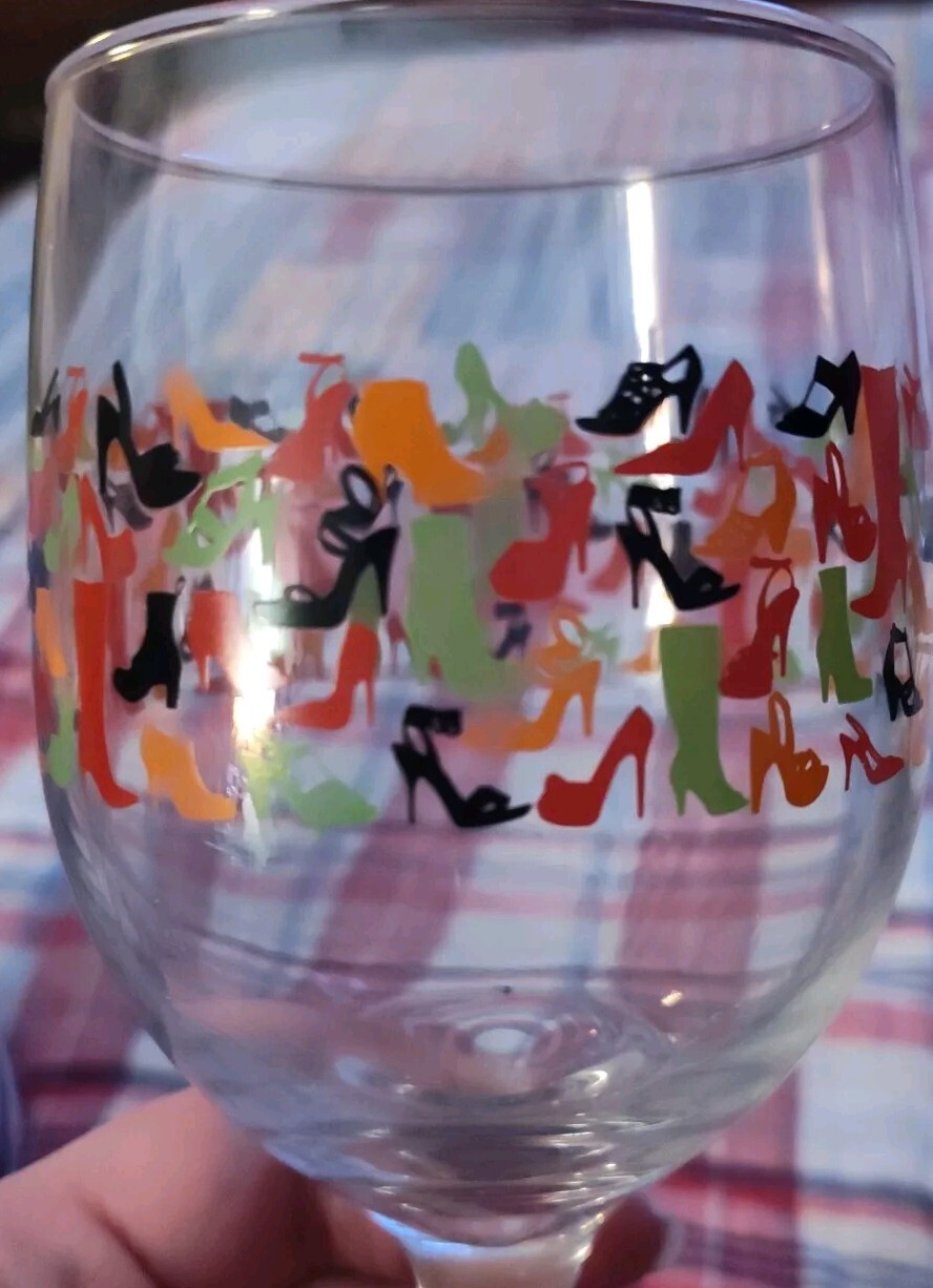 Lot Of 3- Wedding/Bachelorette Party/Girls Trip/Celebrate- Novelty Wine Glasses