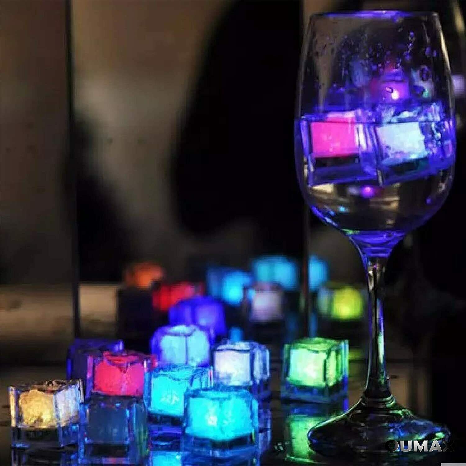 ICE CUBES LEDS light 4 – 576 pack changeable to 6 colors for drinks/parties