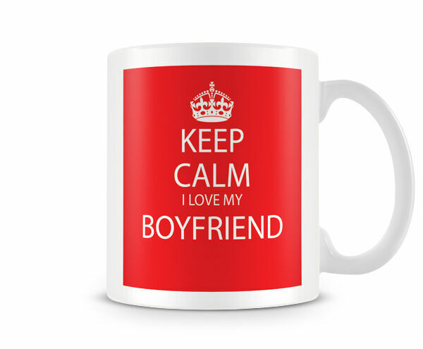 Keep Calm I Love My Boyfriend – Couples Gift Mug