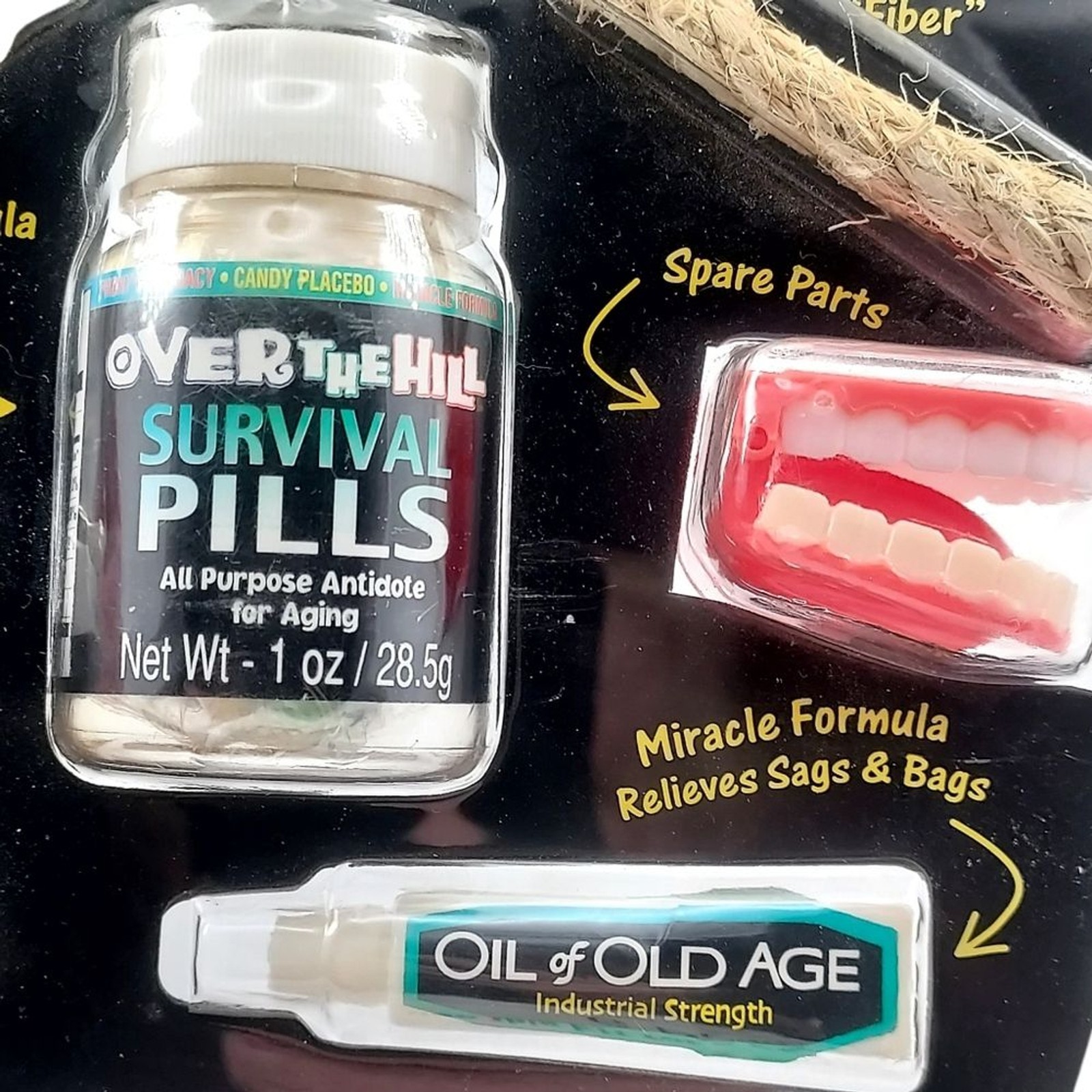 Over The Hill Survival Kit Fun Funny Humorous Birthday Gag Gift NWT