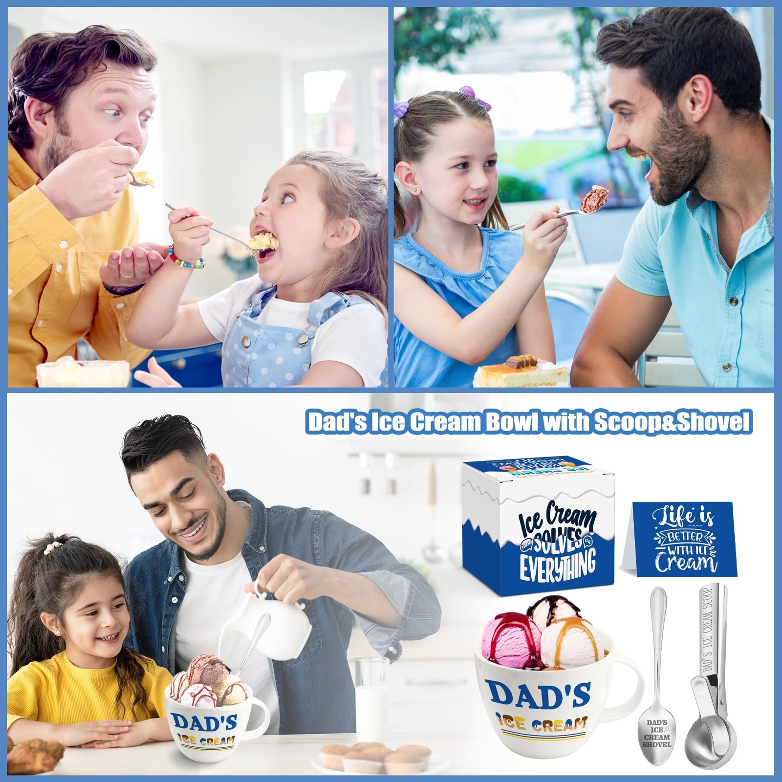 Dad Gifts, Fathers Day Birthday Gifts for Dad from Daughter Son, Dad’s Ice Cr…