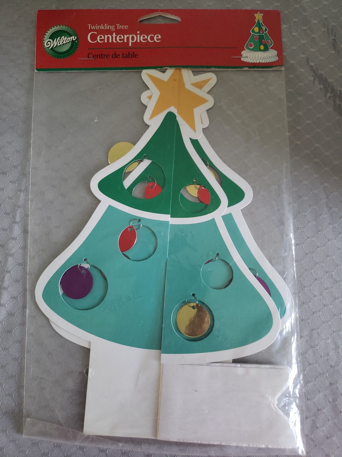 Wilton Christmas Twinkling Tree Centerpiece Table Deco