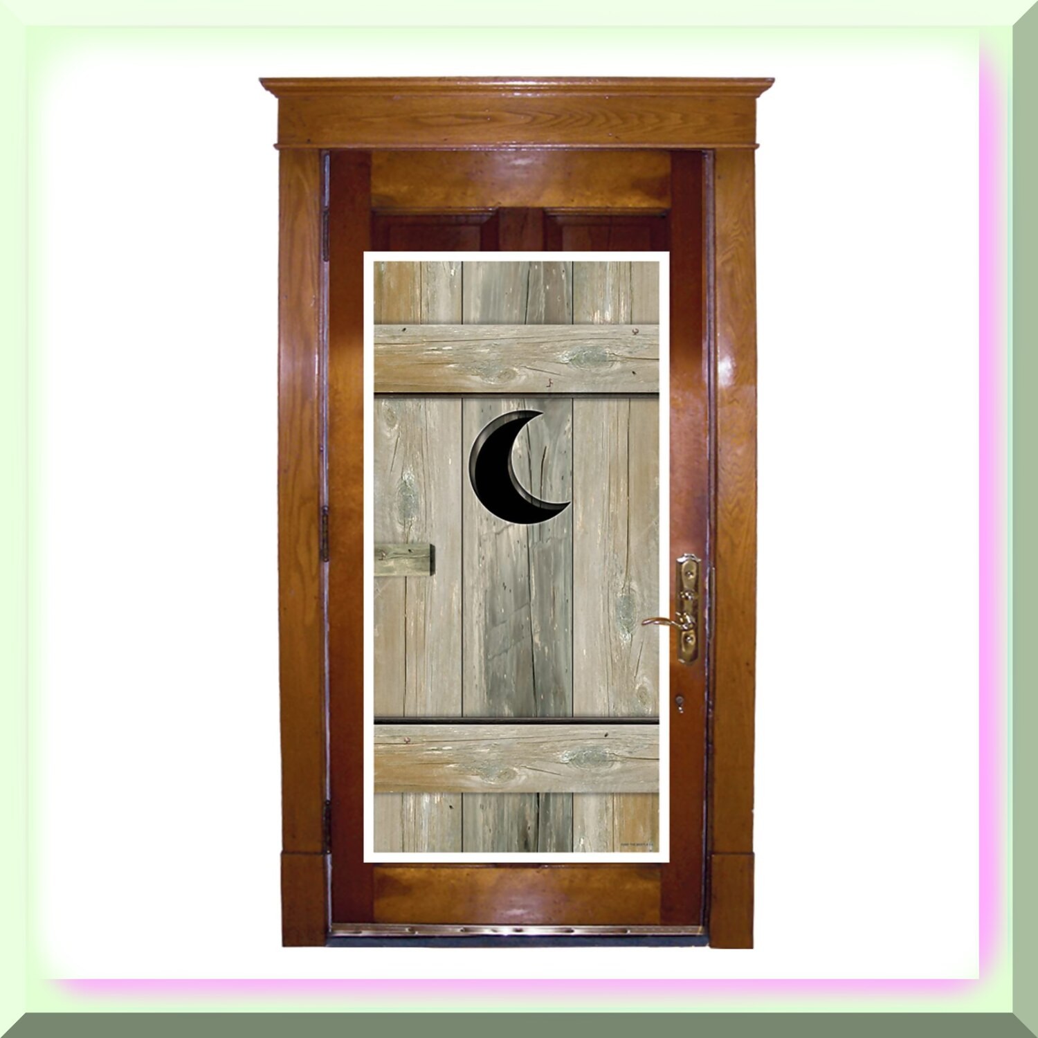 Outhouse Door Cover for Party Potty 30×60 inches