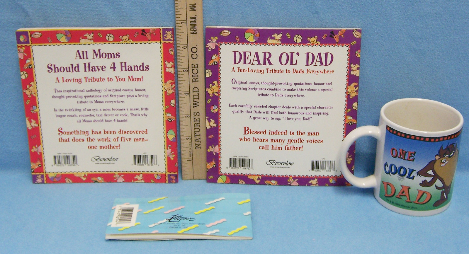 Fathers Day Gift Present Ceramic Taz Mug Kid Coupons Mom & Dad Books Lot of 4
