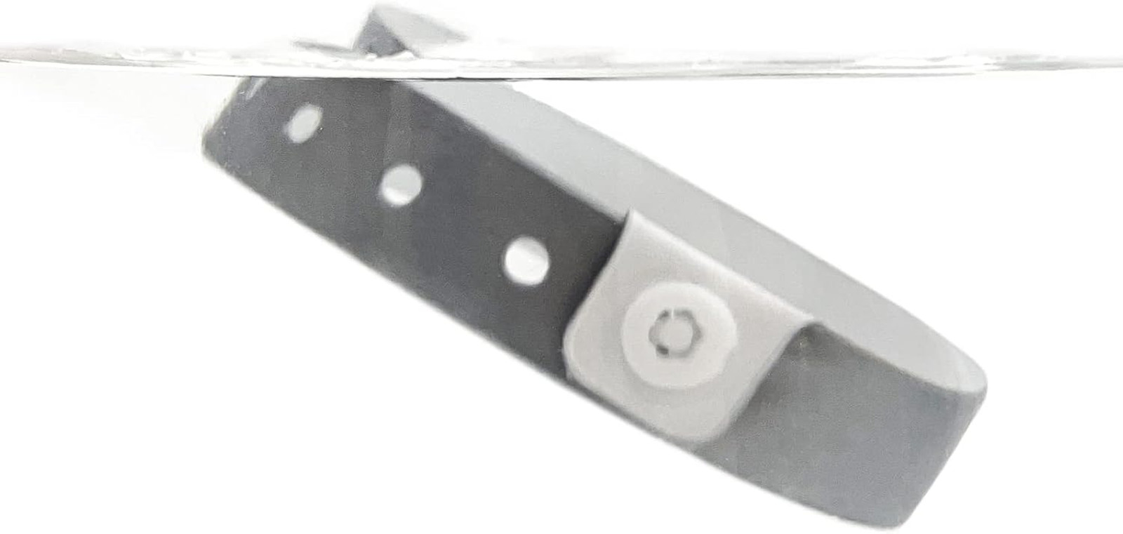 Plastic Party Silver Wristbands-100 Pack Colored Vinyl Wristbands for Events-Wat