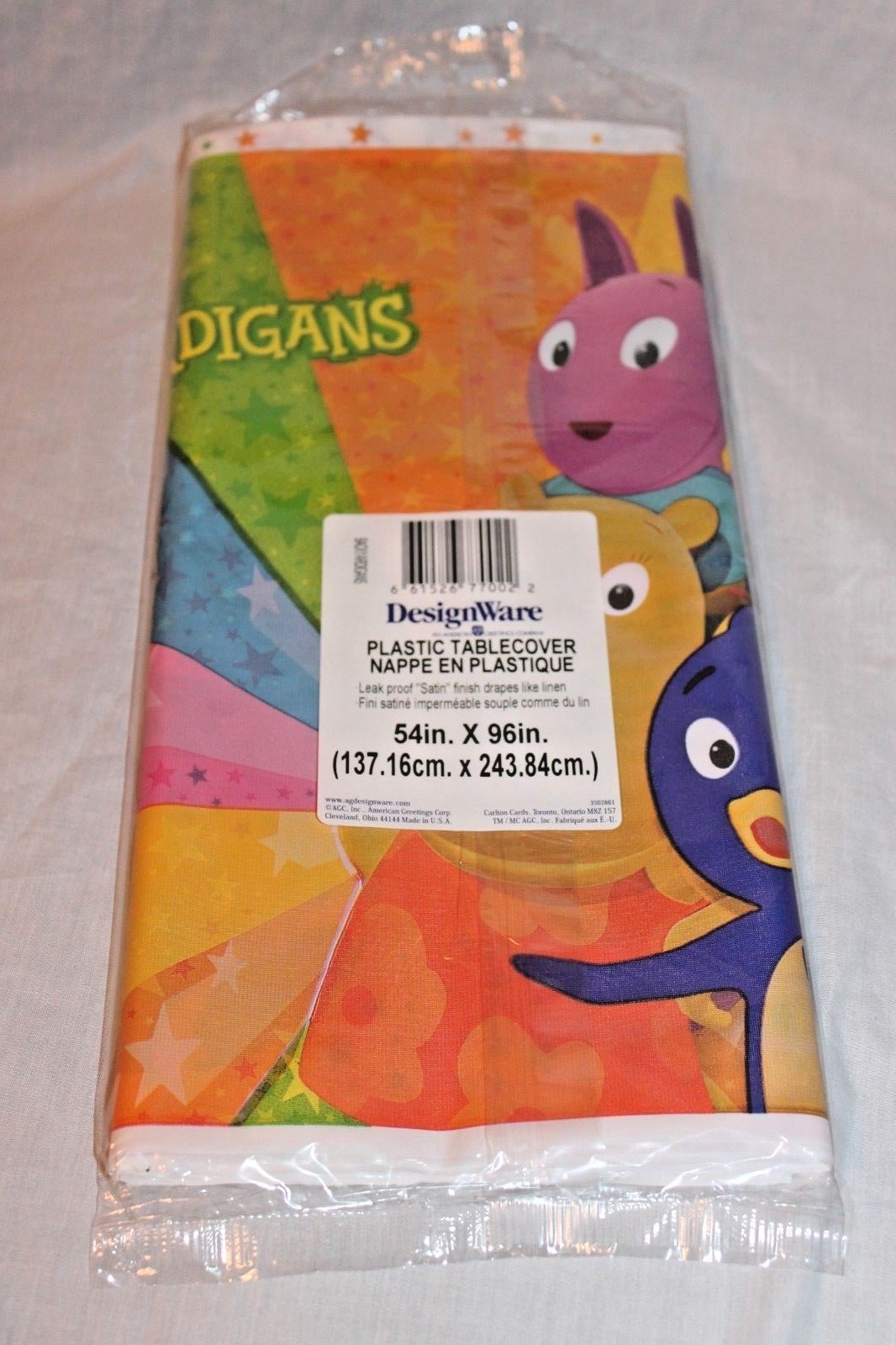 NEW IN PACKAGE BACKYARDIGANS TABLECOVER 54″ X 96″ PARTY SUPPLIES