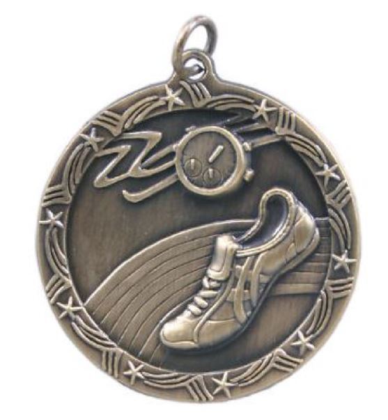 Track Medal School Team Sport Award Trophy W/ FREE Lanyard FREE SHIPPING M147