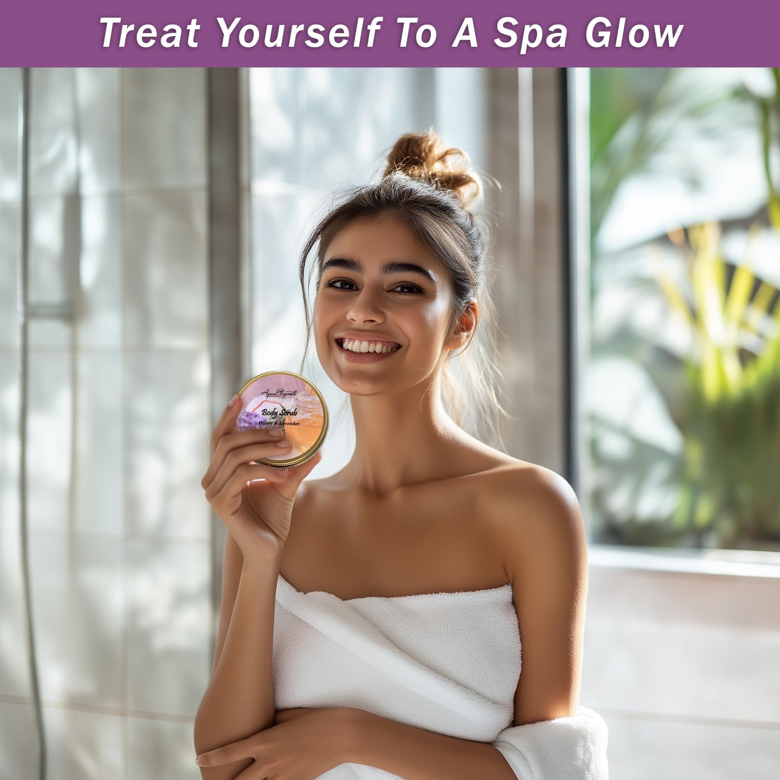 Bath Spa Gift Sets – Luxury Basket With Honey & Lavender – Spa Kit … Fast Ship