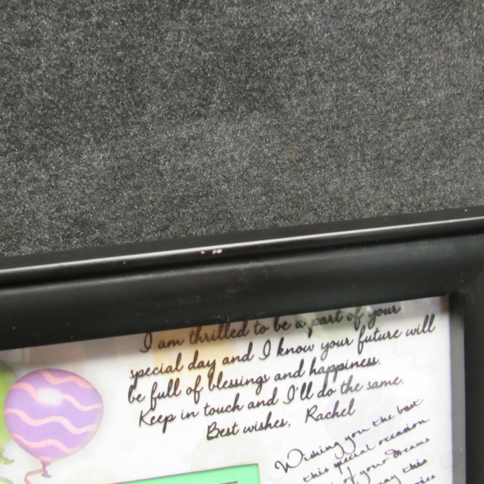 RGC Gifts Happy Birthday Signature Frame 14″ X 11″ Black Frame Holds 6″ X 4″ Pic