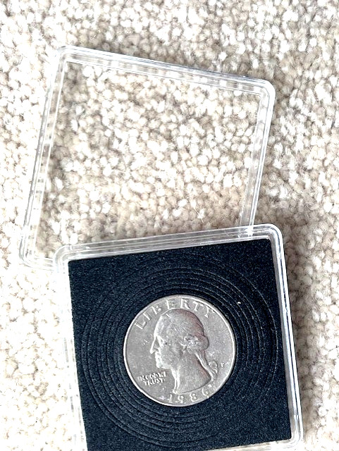 Unusual 40th Birthday Gift-1986 USA American Birth Quarter coin – Present.