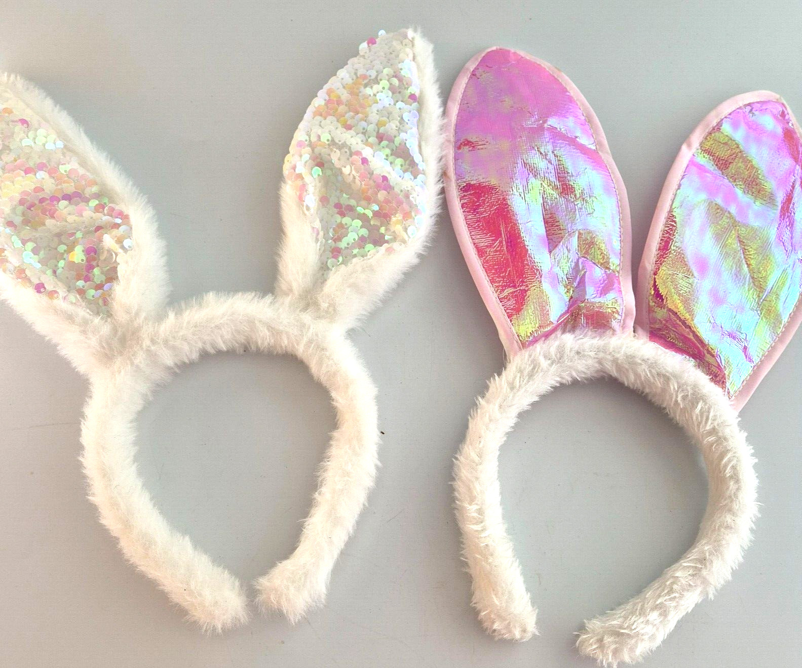 Easter Package Bunny Basket & Ears x 4 Furry Pink Soft Children’s Seasonal