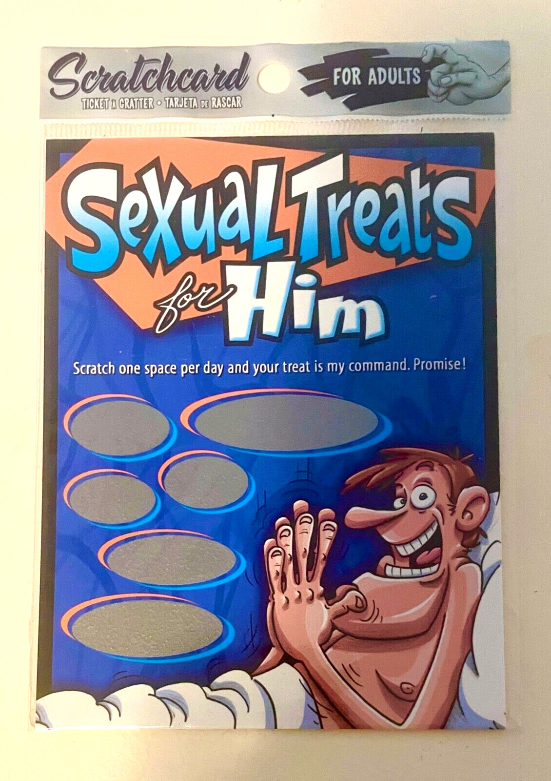 Sexual Treats For Him Adult Scratch Off Lotto Card Party Novelty Game Gift Card