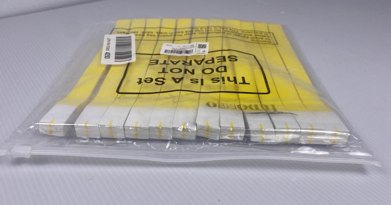 600 Pieces Yellow Wristbands for Events Wrist Bands Paper Bracelets 3/4 Inch