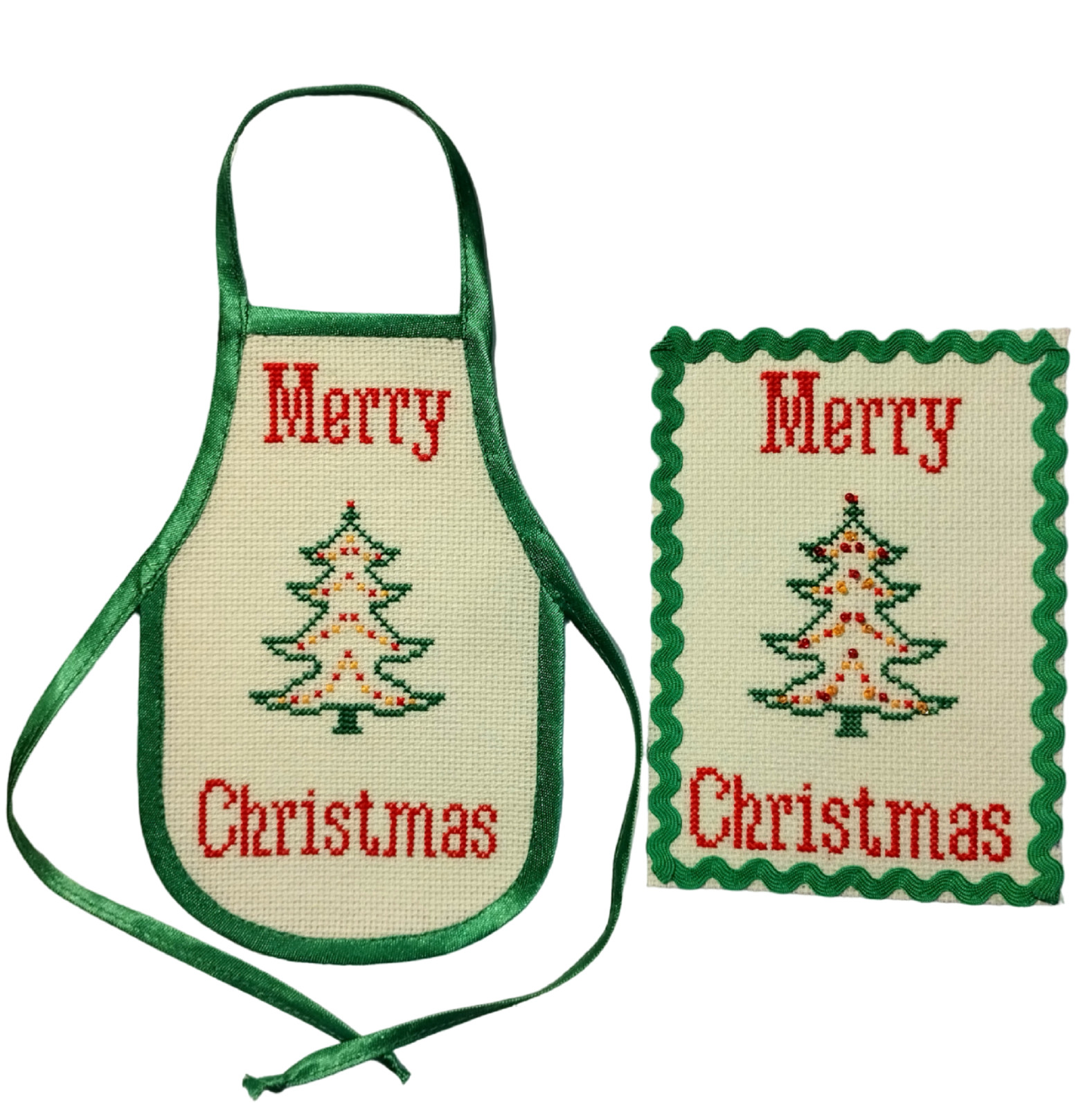 Christmas Holiday Decoration Decor for Table Wine Bottle Apron Christmas Card