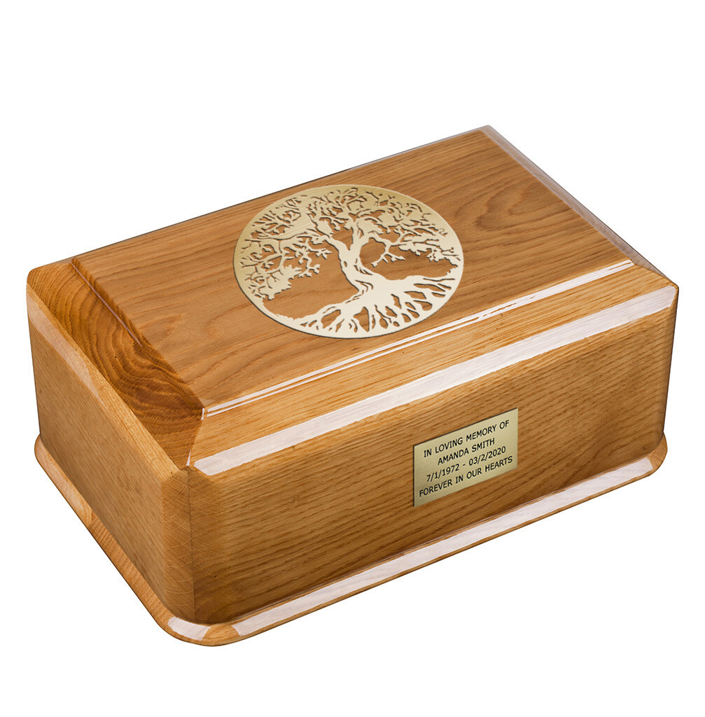 Artistic Urn for Adult Tree of Life .Unique Human Memoria Cremation Ashes Urn 49