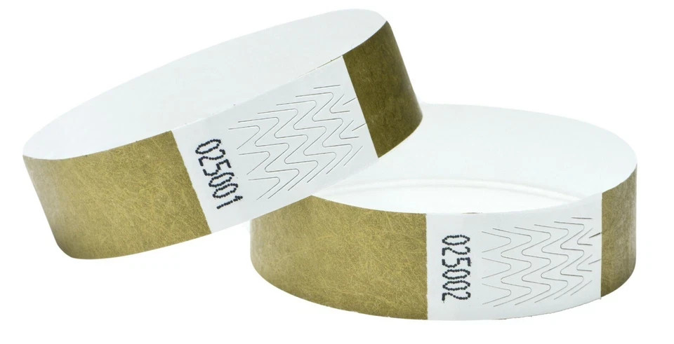Custom Paper Wristbands Events Security Paper Bracelets Personalise Event Club