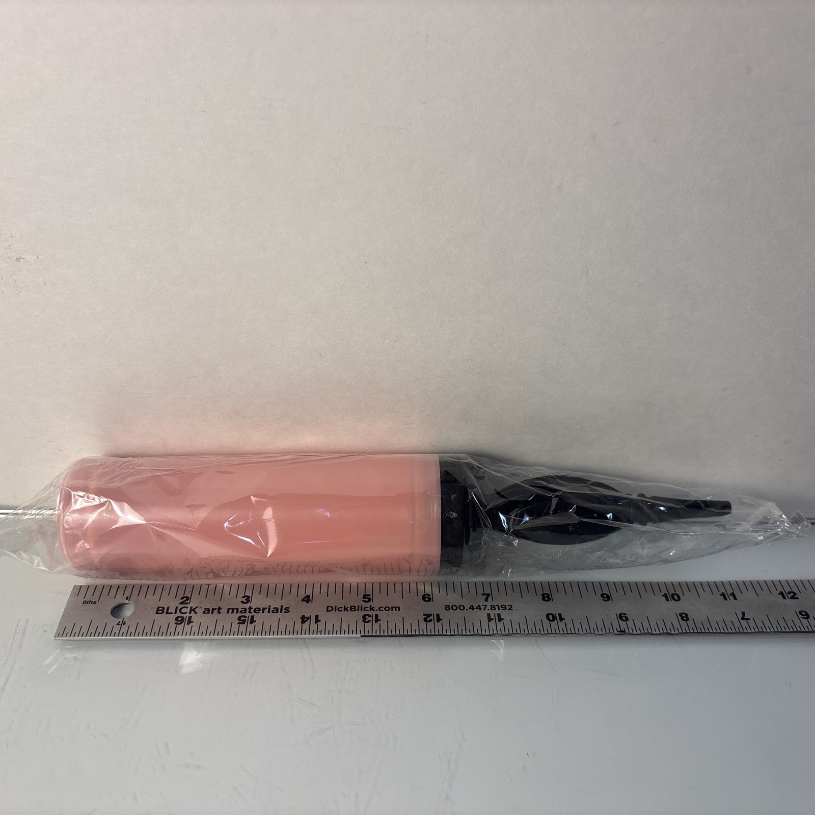 Balloon Pump Hand Air Inflator Dual Action Portable Party Decor Tool Pink color