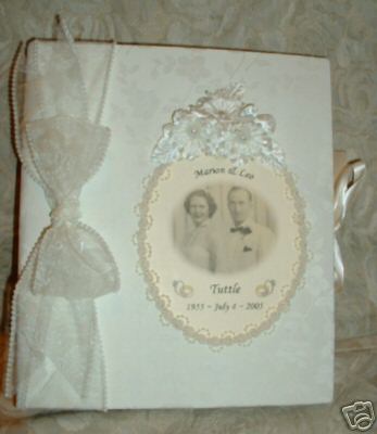 50th GOLDEN WEDDING ANNIVERSARY MEMORY GUESTBOOK