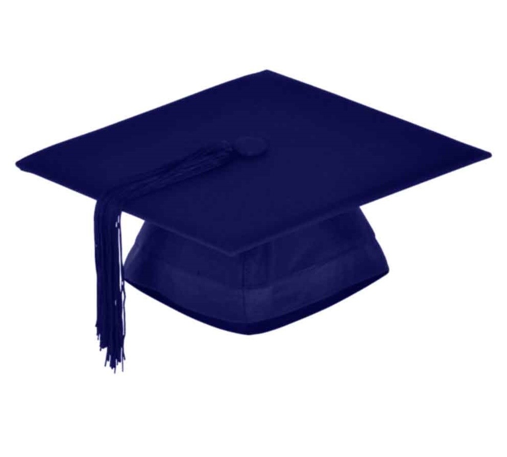 Graduation Mortarboard – Master’s Fitted Cap Colour Hat Academic Gown Accessory