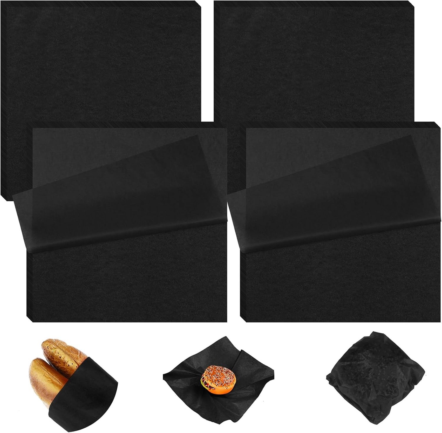 240 Sheets 12 x 12 Inch Deli Paper Sheets Sandwich Paper Dry Wax Paper Sheets