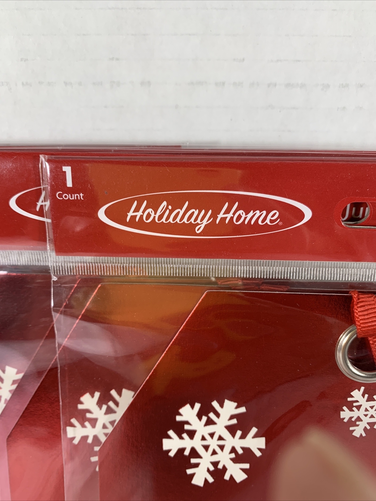 New Holiday Season’s Jumbo Gift Tags Christmas 6in X 9in