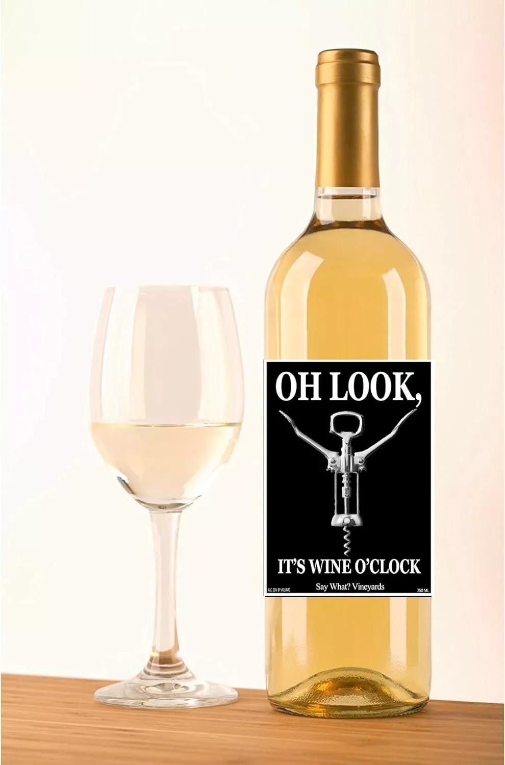 12-Pack Funny Wine Bottle Label Stickers – Hilarious Party Gag Gifts for Adults