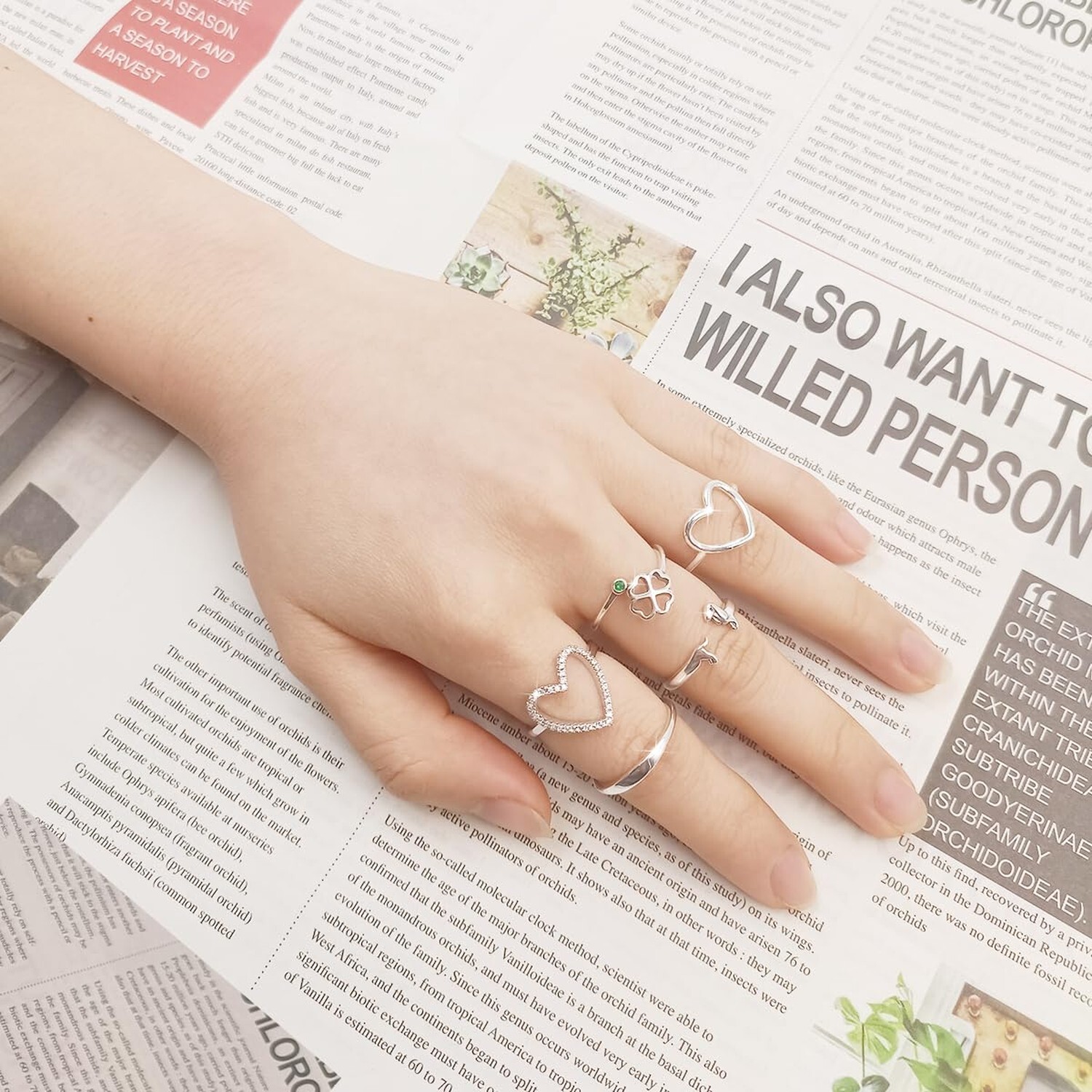 Dachshund Open Rings for Women S925 Sterling Silver Dachshund Open Ring