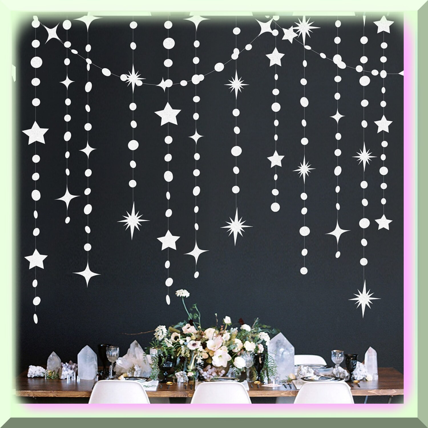 Starry Paper Garland and Bunting Kit