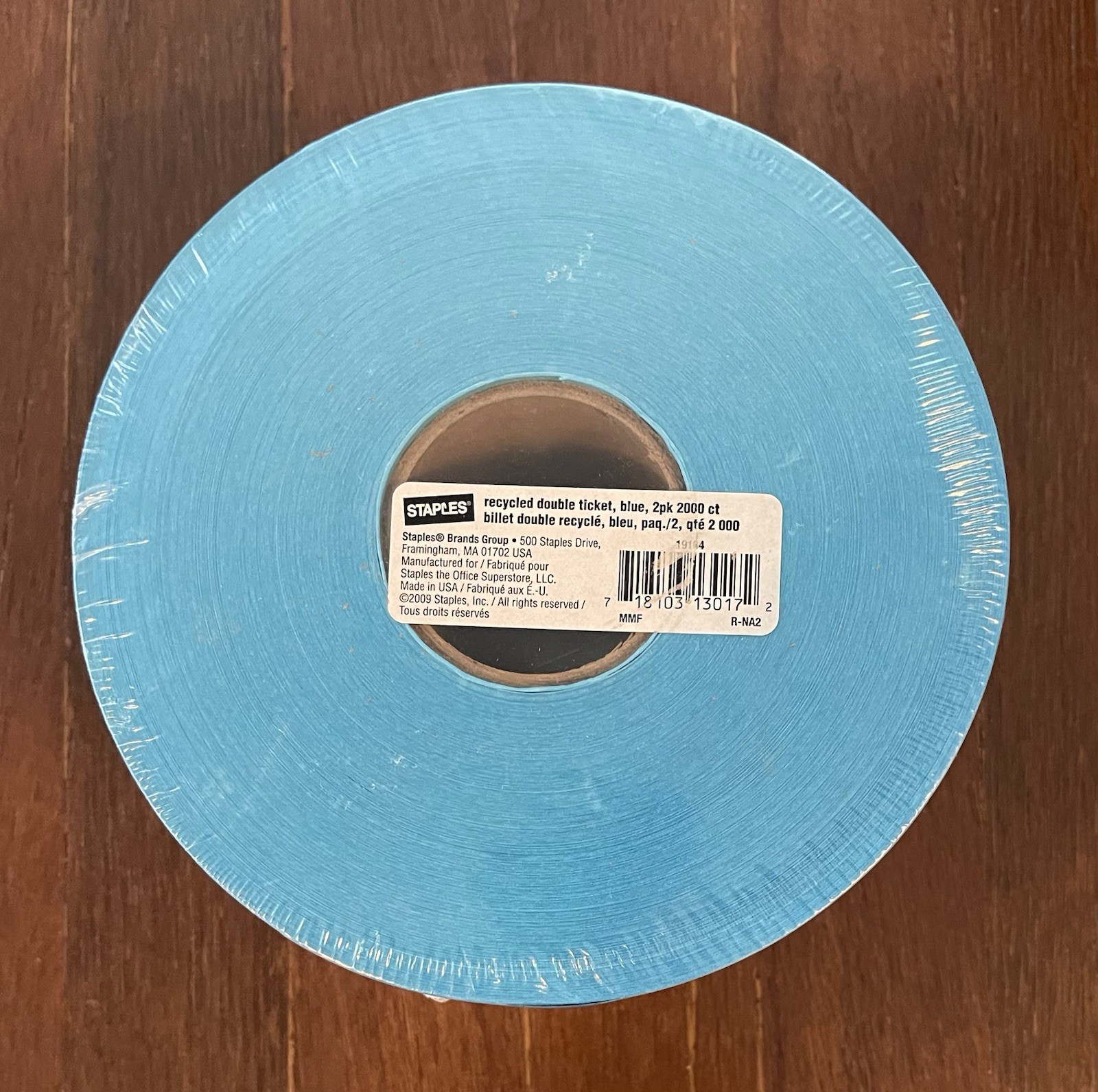 Staples Raffle Tickets Double Stub Rolls of Split the Pot 50/50 – 4,000 pairs!