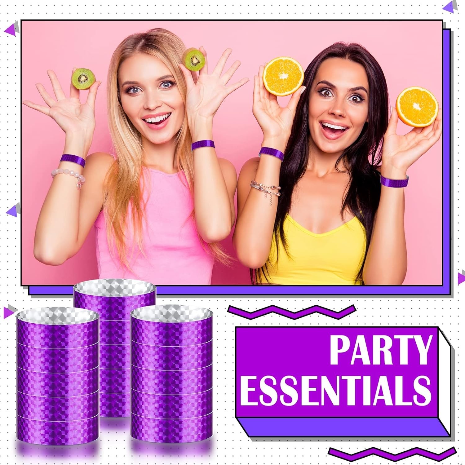 Paper Wristbands Neon Wrist Bands Waterproof Handbands for Events Lightweight…