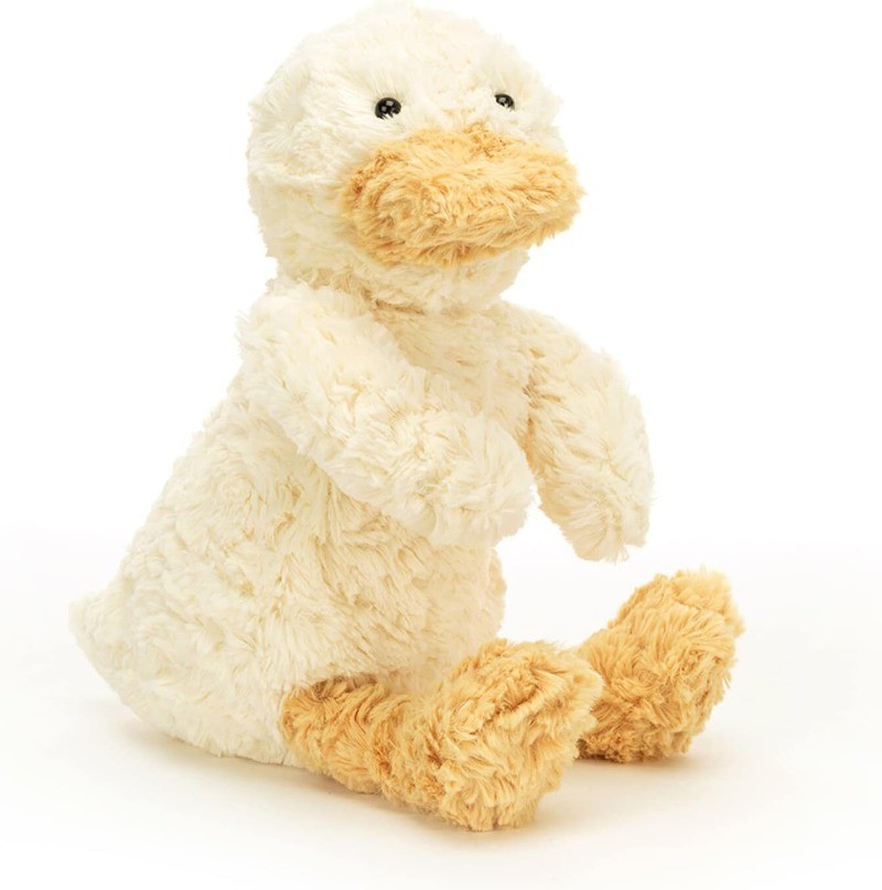 Fluffy Animal Doll Tumblie Duck Stuffed Animal 14 Inch Soft Plush Toy Best Gift
