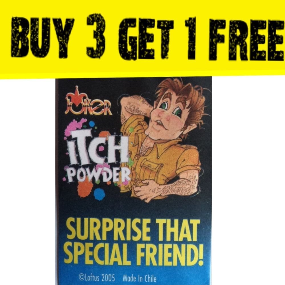 1 Classic Package of ITCHING ITCH POWDER – Prank Joke Trick Gag