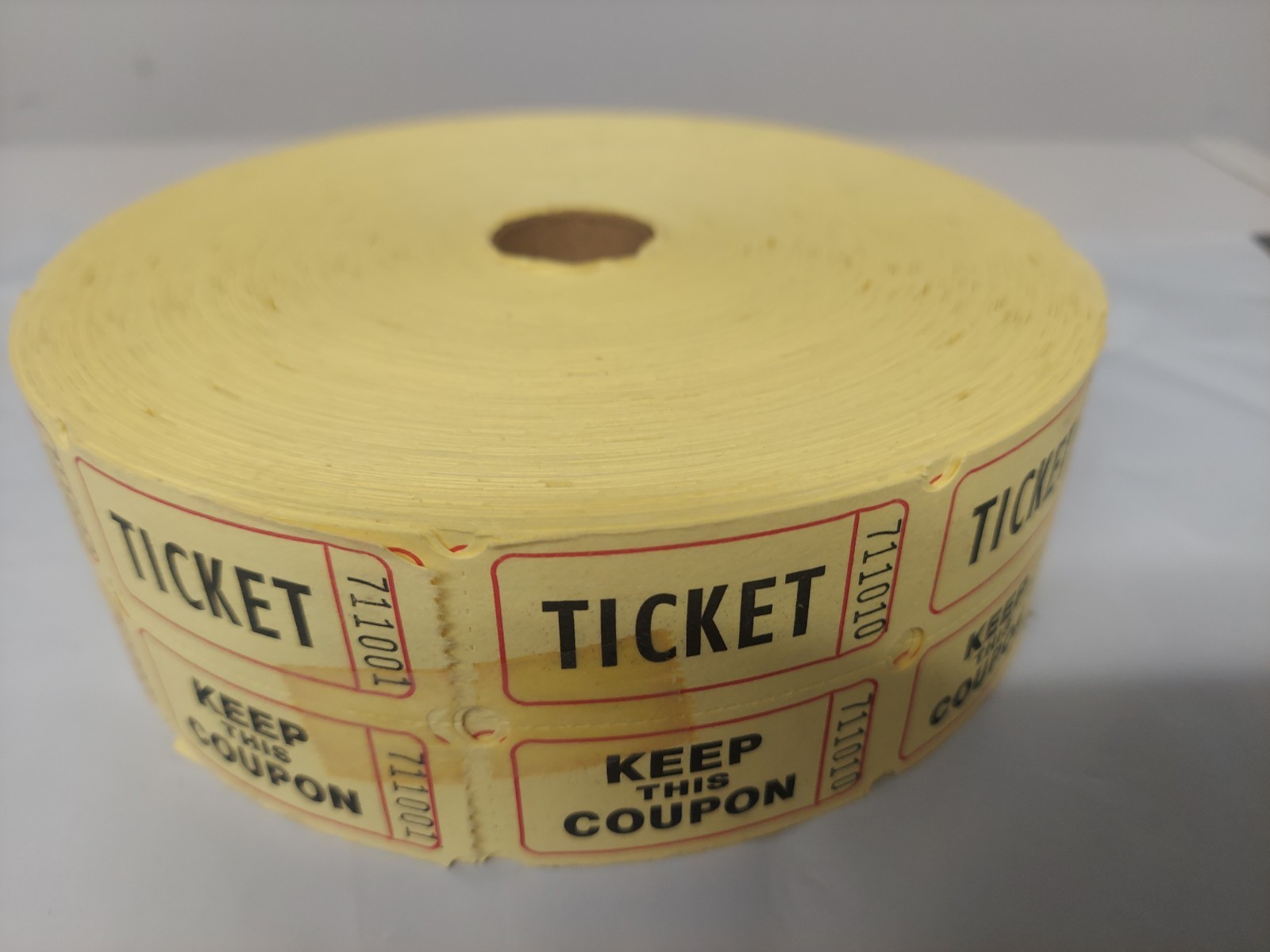 Raffel Ticket, Fund Raising, Carnival, Event, Coat Check, Double Roll 2000
