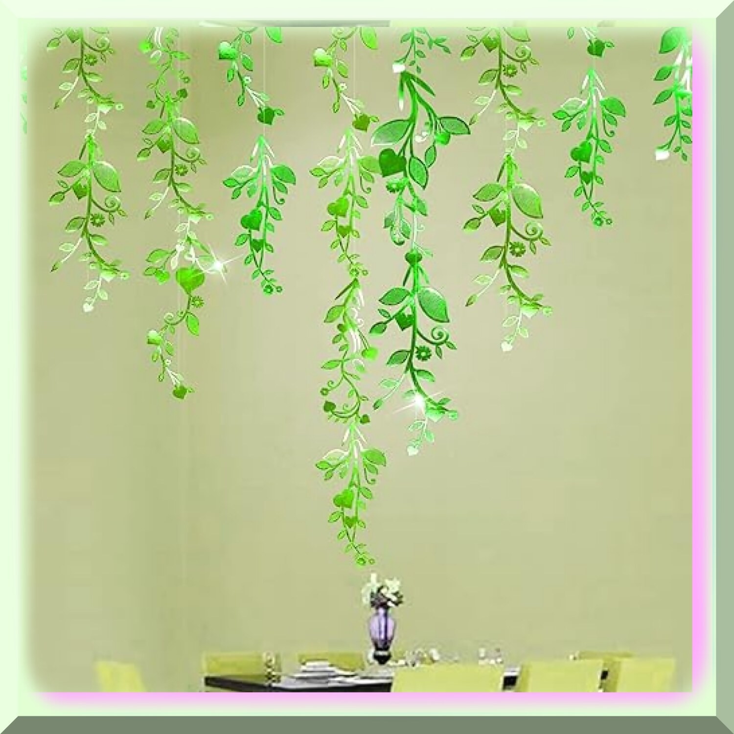 Vibrant Green Leaf Decorations for Parties and Events