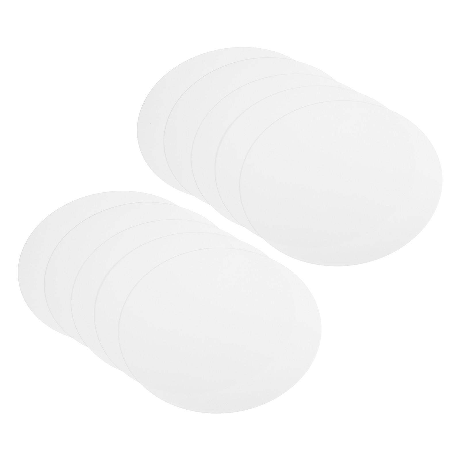 8.3-inch Round Cardboard Paper, 50 Pcs Blank Circles for DIY Craft Arts, White
