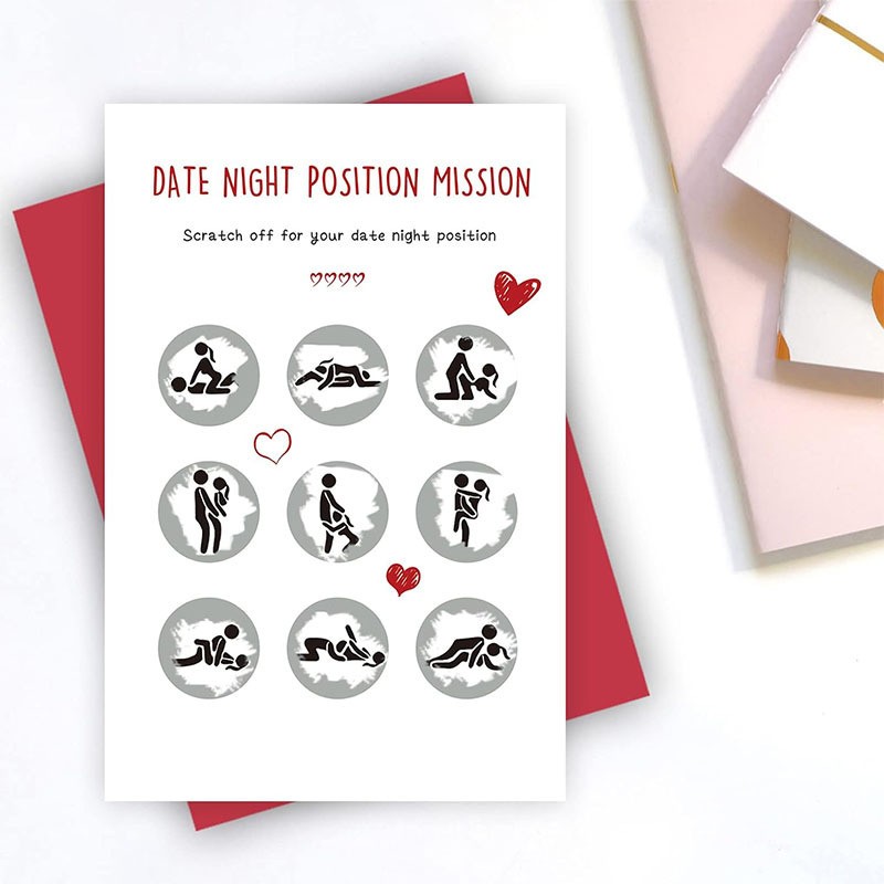 Funny Valentines Day Card – Naughty Valentines Day Card for Him Her Anniversary