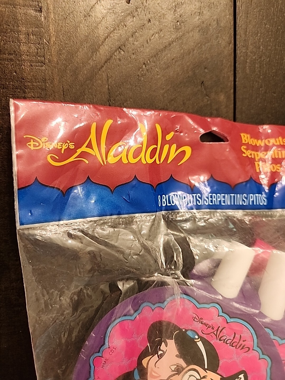 ALADDIN Jasmine & Rajah Medallion Blowouts Party Supplies Birthday NOS