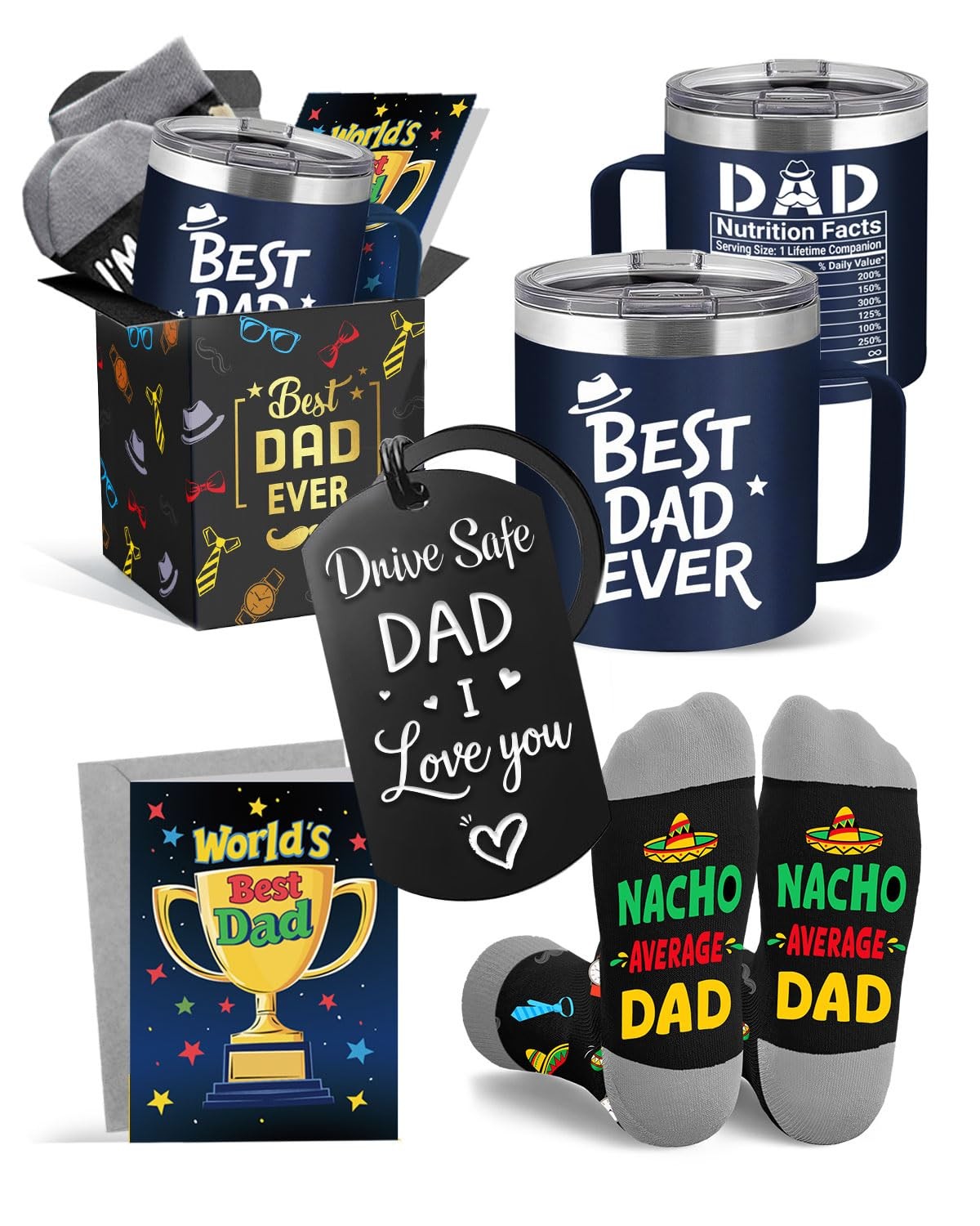 Gifts for Dad, Fathers Day from Wife Daughter Son, Birthday Dad Unique Gifts Him