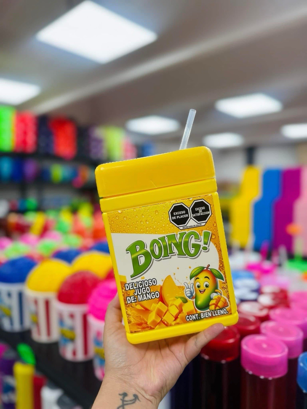 Jugo Boing Birthday Party Cup 10 Pcs Random Colors 20x13cm 1.5L