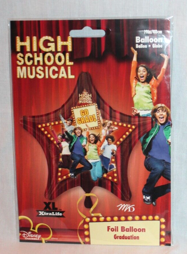 NEW IN PACKAGE HIGH SCHOOL MUSICAL FOIL 18″ BALLOON XL XTRALIFE PARTY SUPPLIES
