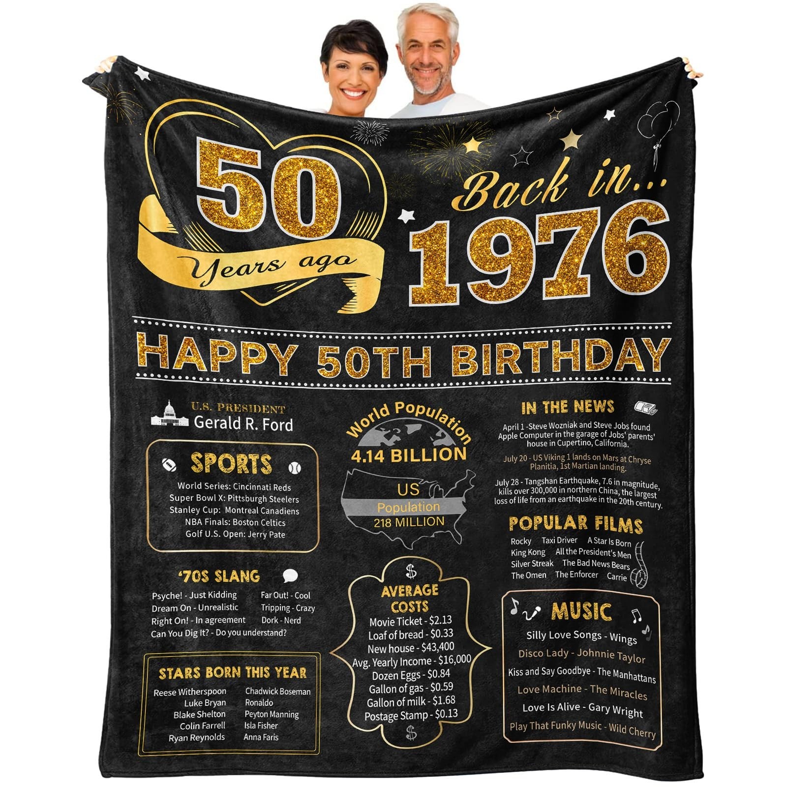 50th Birthday Gifts for Her/Him, 50th Birthday Gifts for Women Men, 50th Birt…