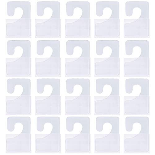 Clear Self Adhesive Hang Tabs Hooks Plastic Display Hand Tabs J 10.6*16.5inch