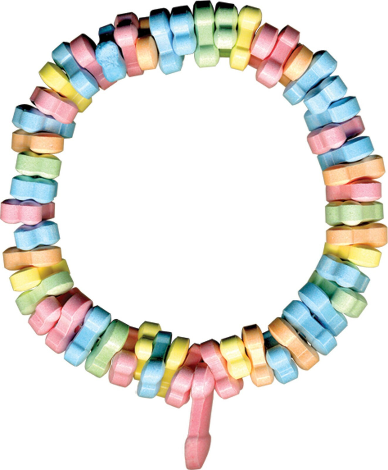 Bachelorette Party Favors DICKY CHARMS CANDY NECKLACE Funny Bridal Shower Gag