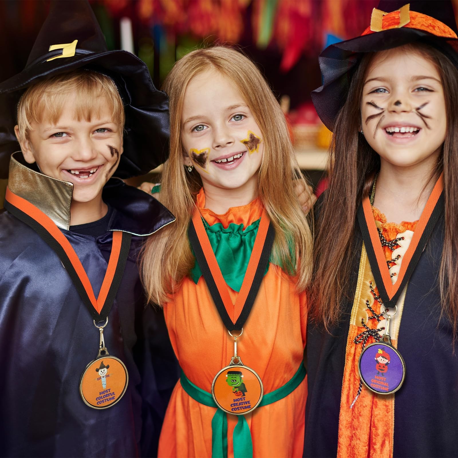Sasylvia 12 Pcs Halloween Costume Contest Award Medals Contest…